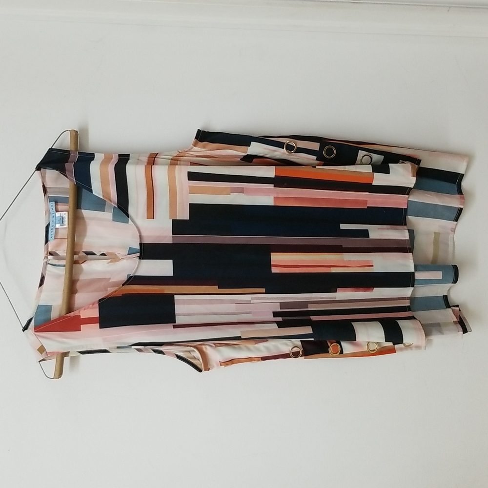 Women's Multicolored Sleeveless Blouse